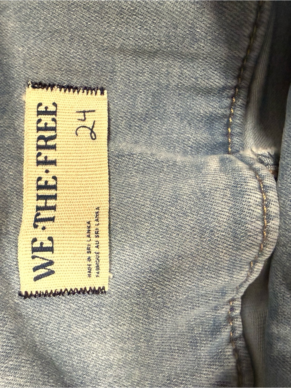 We The Free light blue denim trousers - Picture 3 of 3